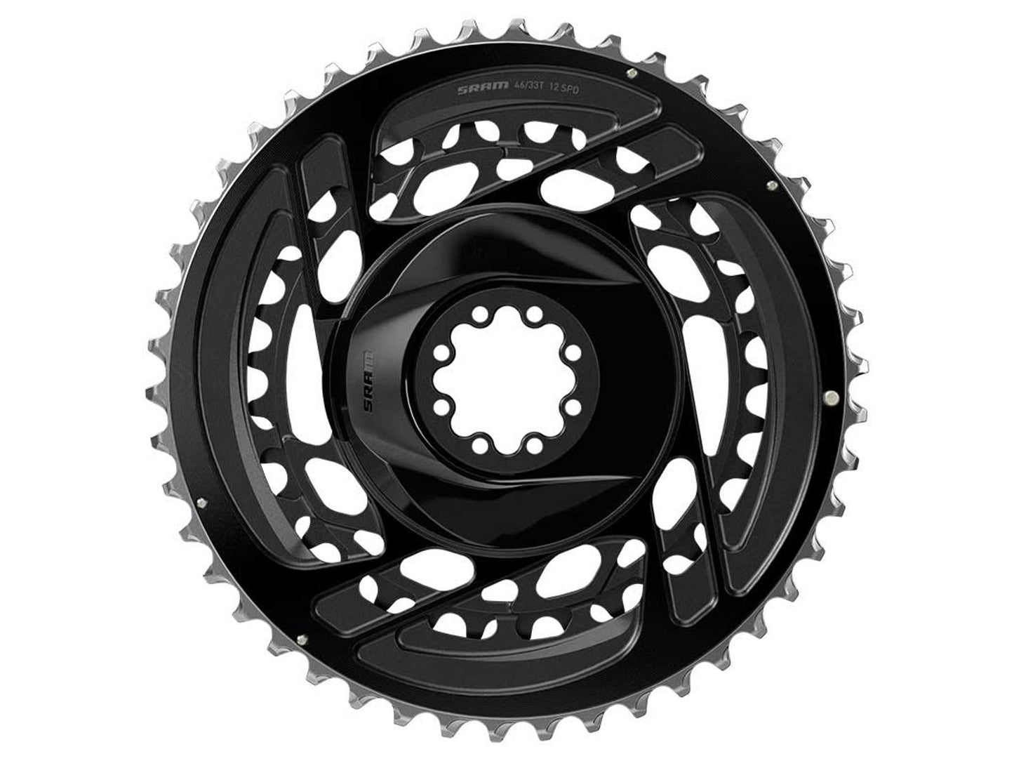 SRAM Chainring Direct Mount (8-Bolt) Inner/outer set 46/33T Force D2 eturatas