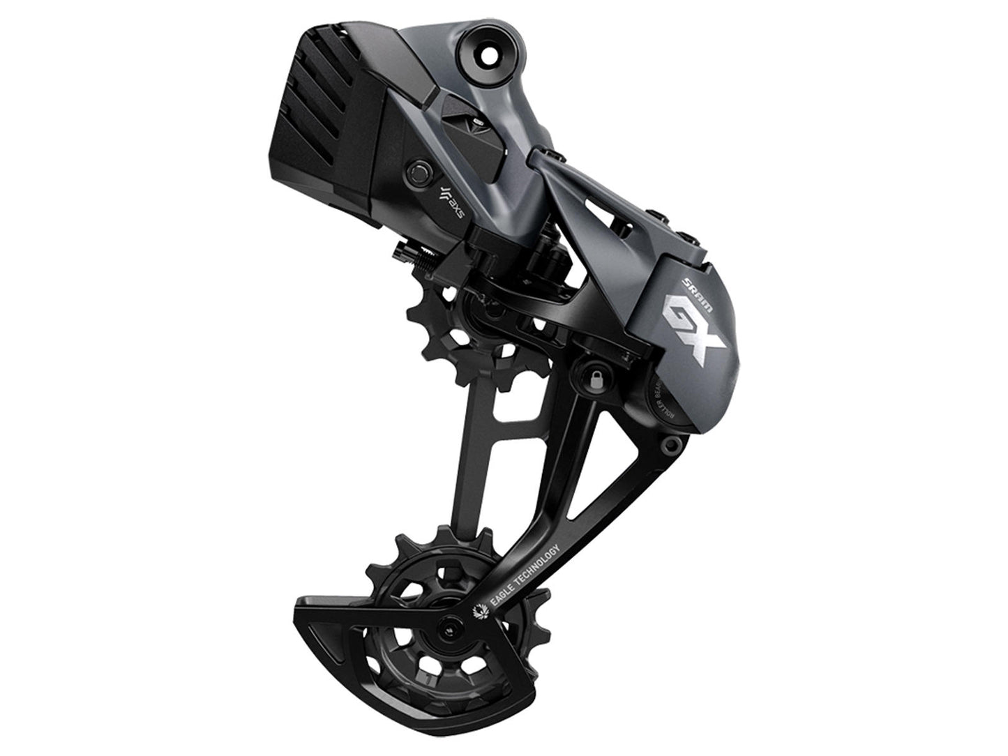 SRAM Rear derailleur GX Eagle AXS 12 speed Overload Clutch protection Lunar Grey graphics