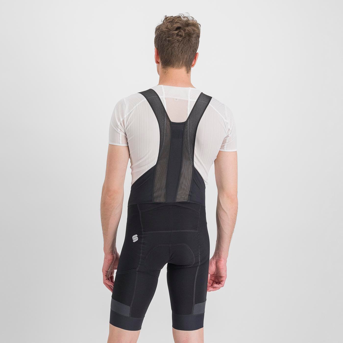 Sportiga SuperGiara bibshorts - grus cykelshorts