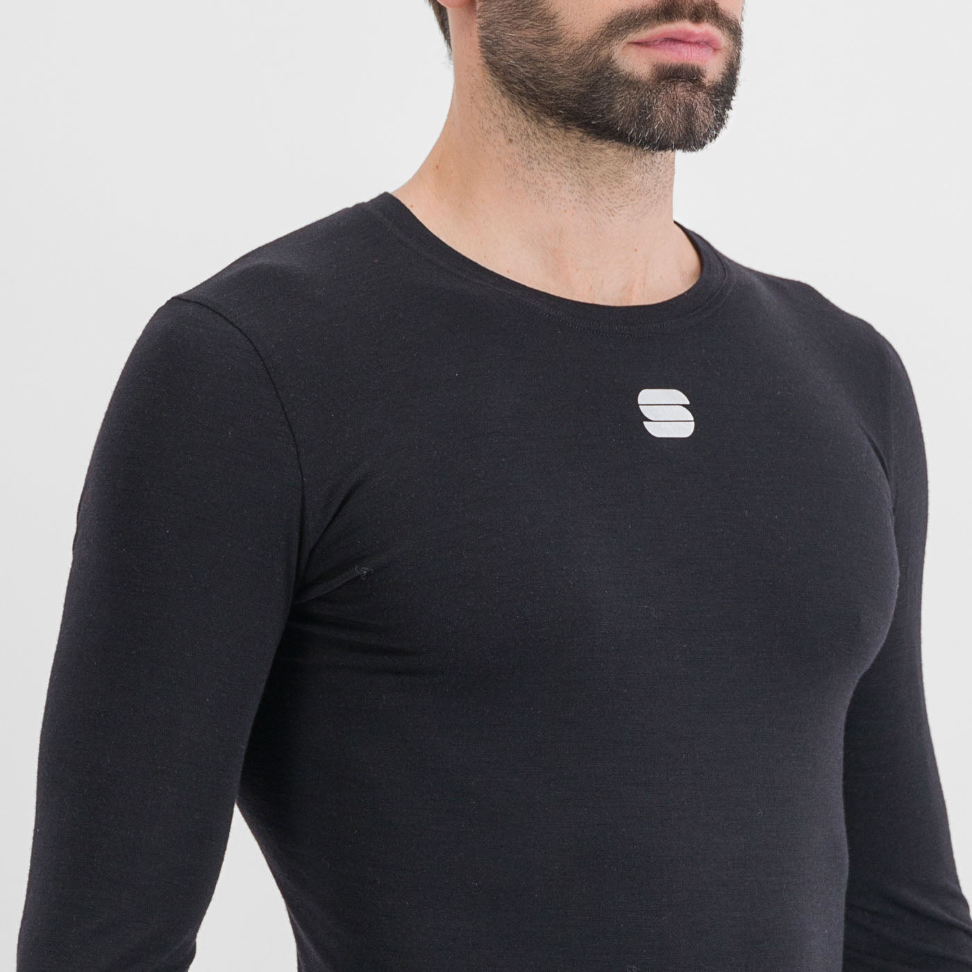 Sportig Merino Tee långärmad undertröja