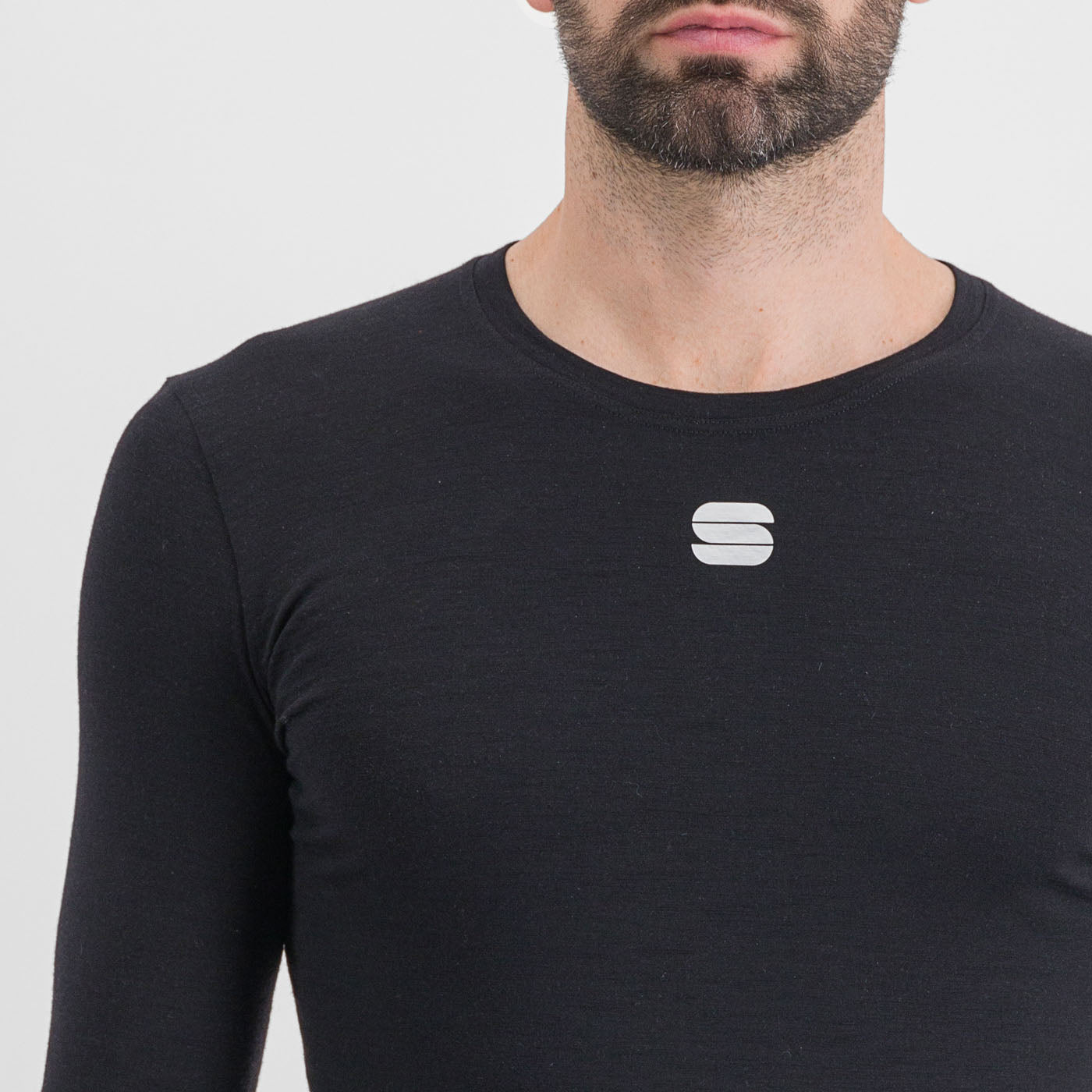Sportig Merino Tee långärmad undertröja