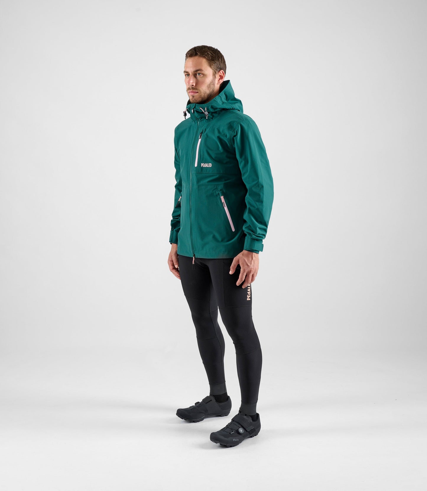 PEdALED ODYSSEY Shell Jacket Green - vedenpitävä pyöräilytakki