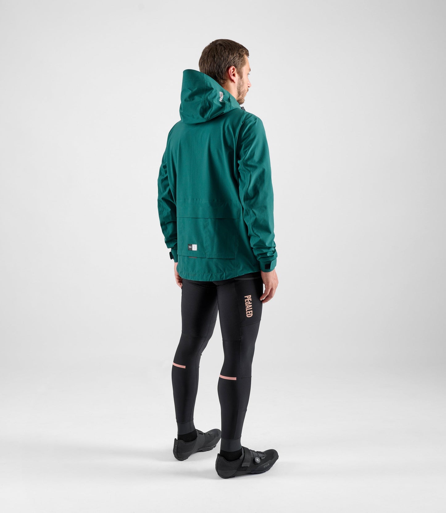 PEdALED ODYSSEY Shell Jacket Green - vedenpitävä pyöräilytakki