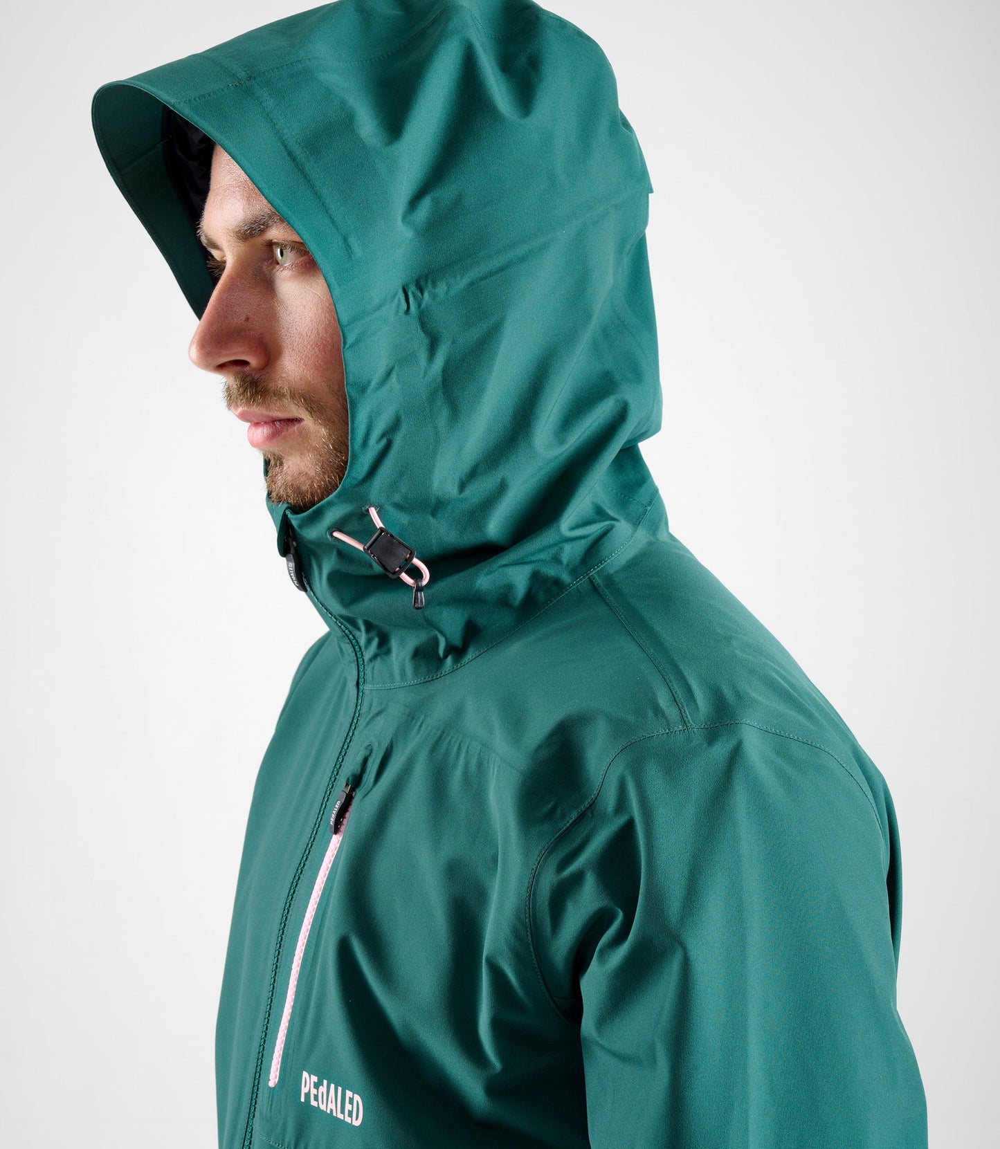PEdALED ODYSSEY Shell Jacket Green - vedenpitävä pyöräilytakki