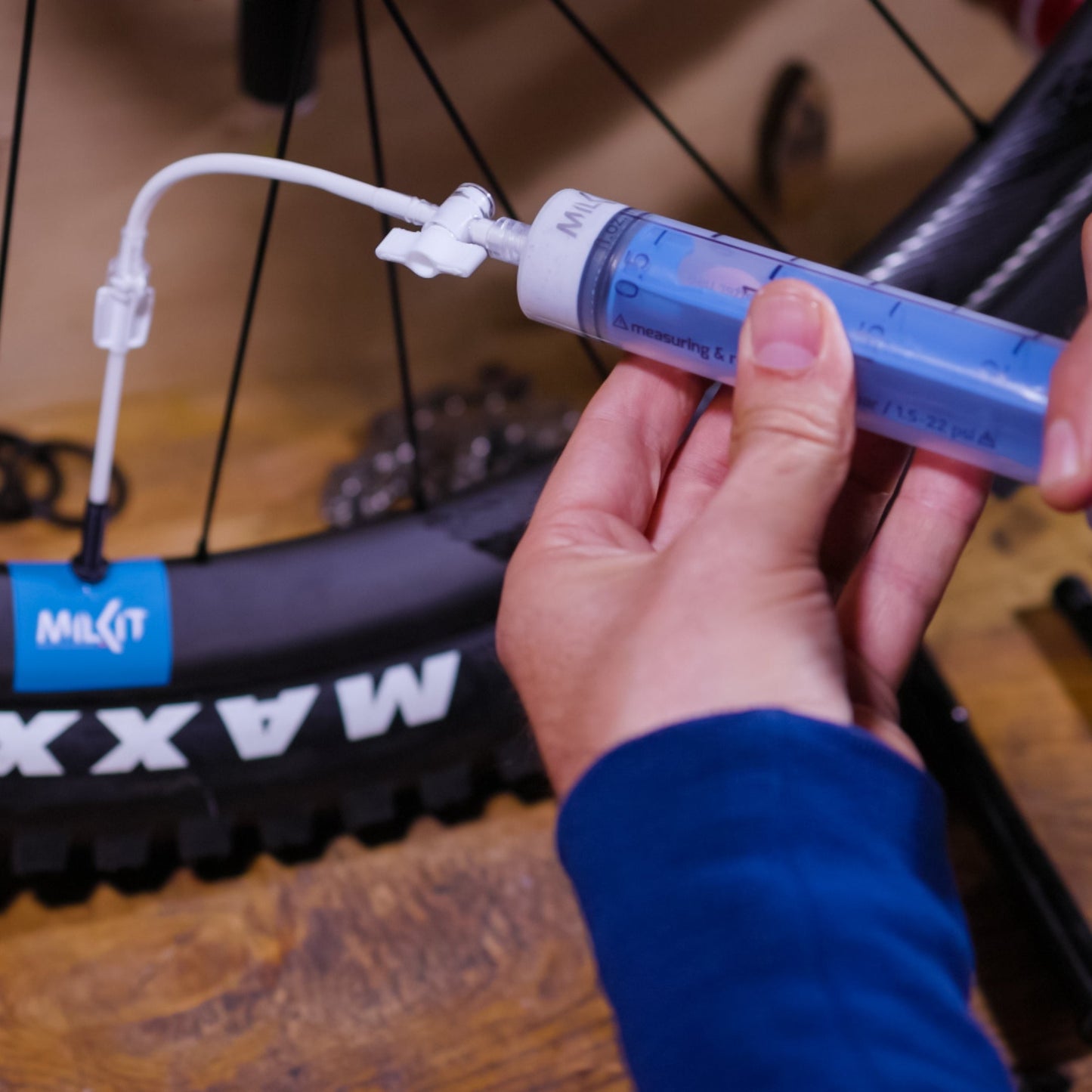 milKit Syringe System for milKit Valve System - ruisku tubeless-litkulle