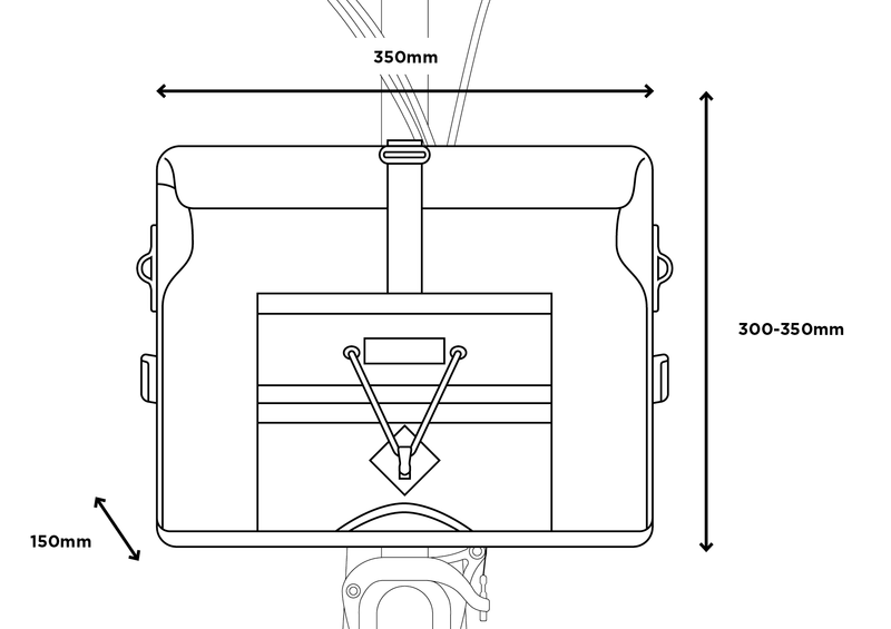 Restrap City Loader - taittopyörän etulaukku (20 L)
