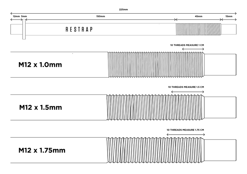 Restrap Switch Axle - akseli tarakkaan