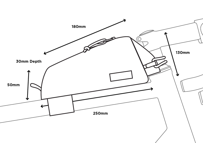 Restrap Top Tube Bag - laukku top tubeen