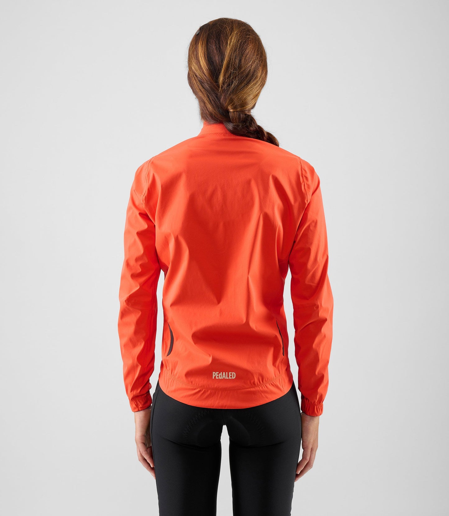 PEdALED Element Women's Waterproof Jacket Orange - naisten vedenpitävä pyöräilytakki