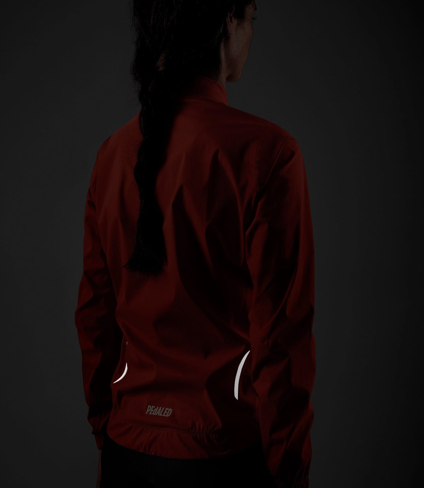 PEdALED Element Women's Waterproof Jacket Orange - naisten vedenpitävä pyöräilytakki