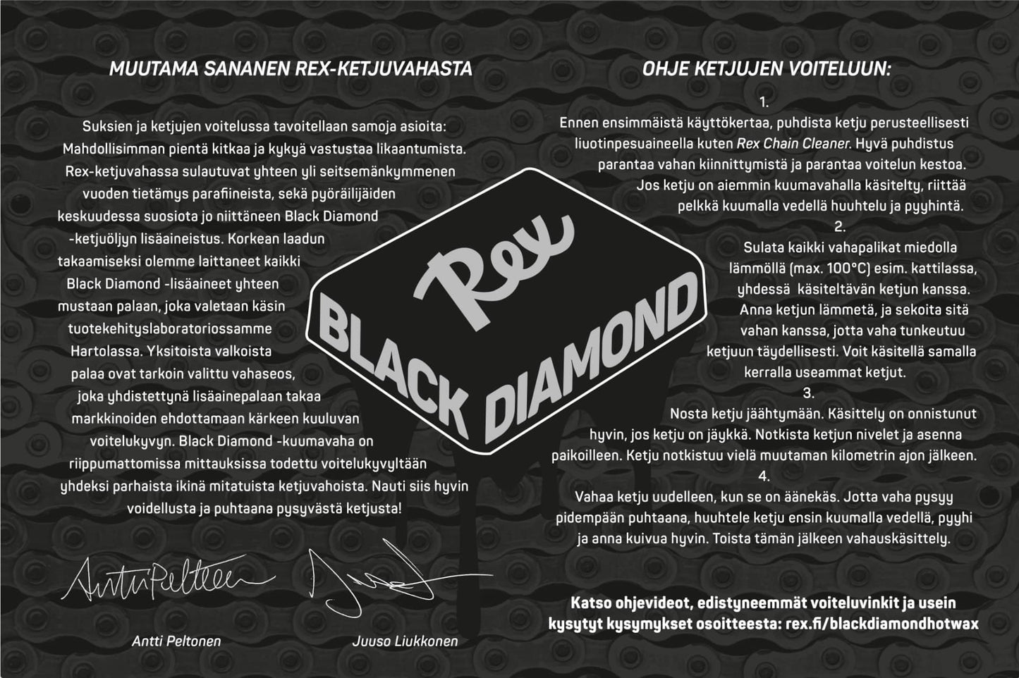 Rex Black Diamond Hot Wax, additive piece