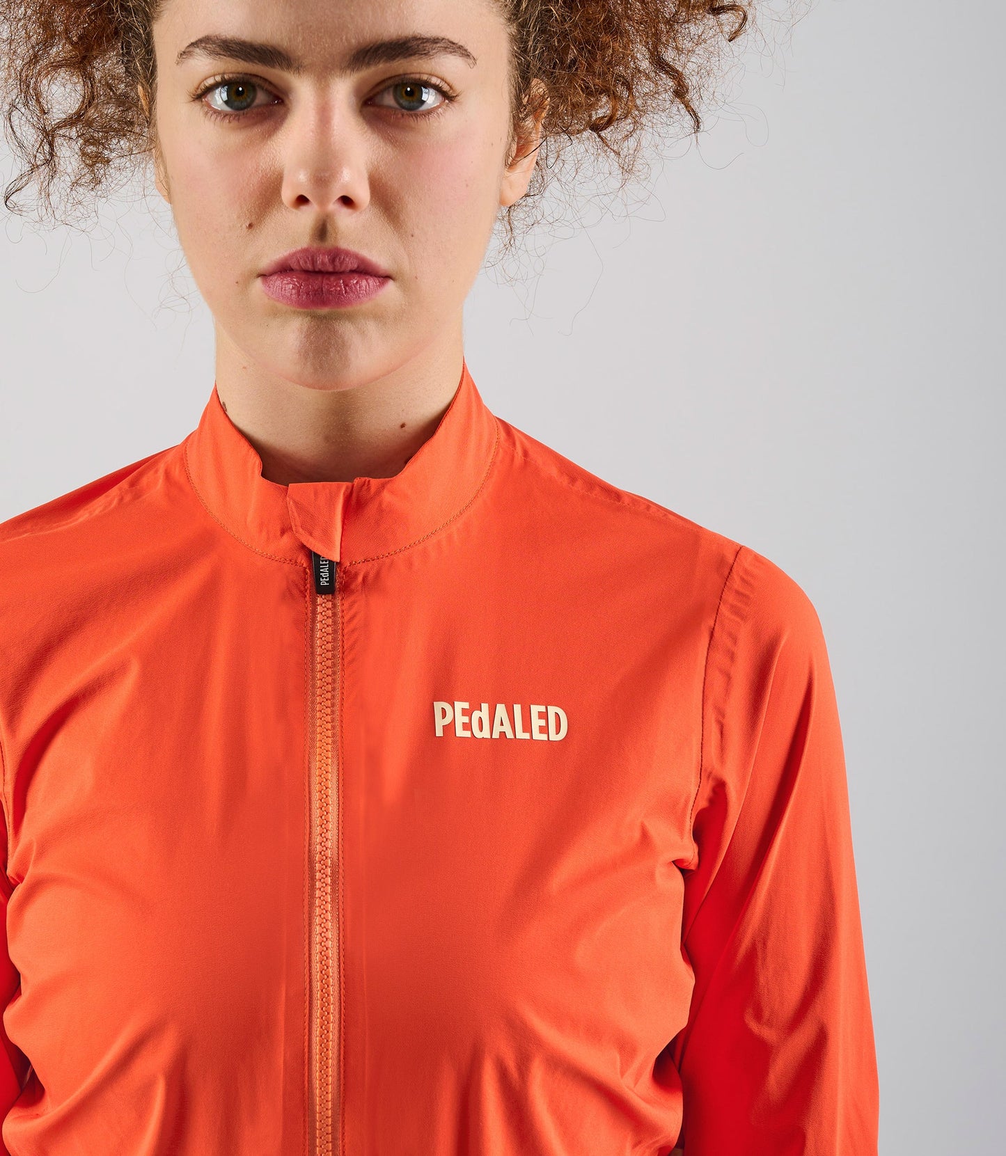 PEdALED Element Women's Waterproof Jacket Orange - naisten vedenpitävä pyöräilytakki