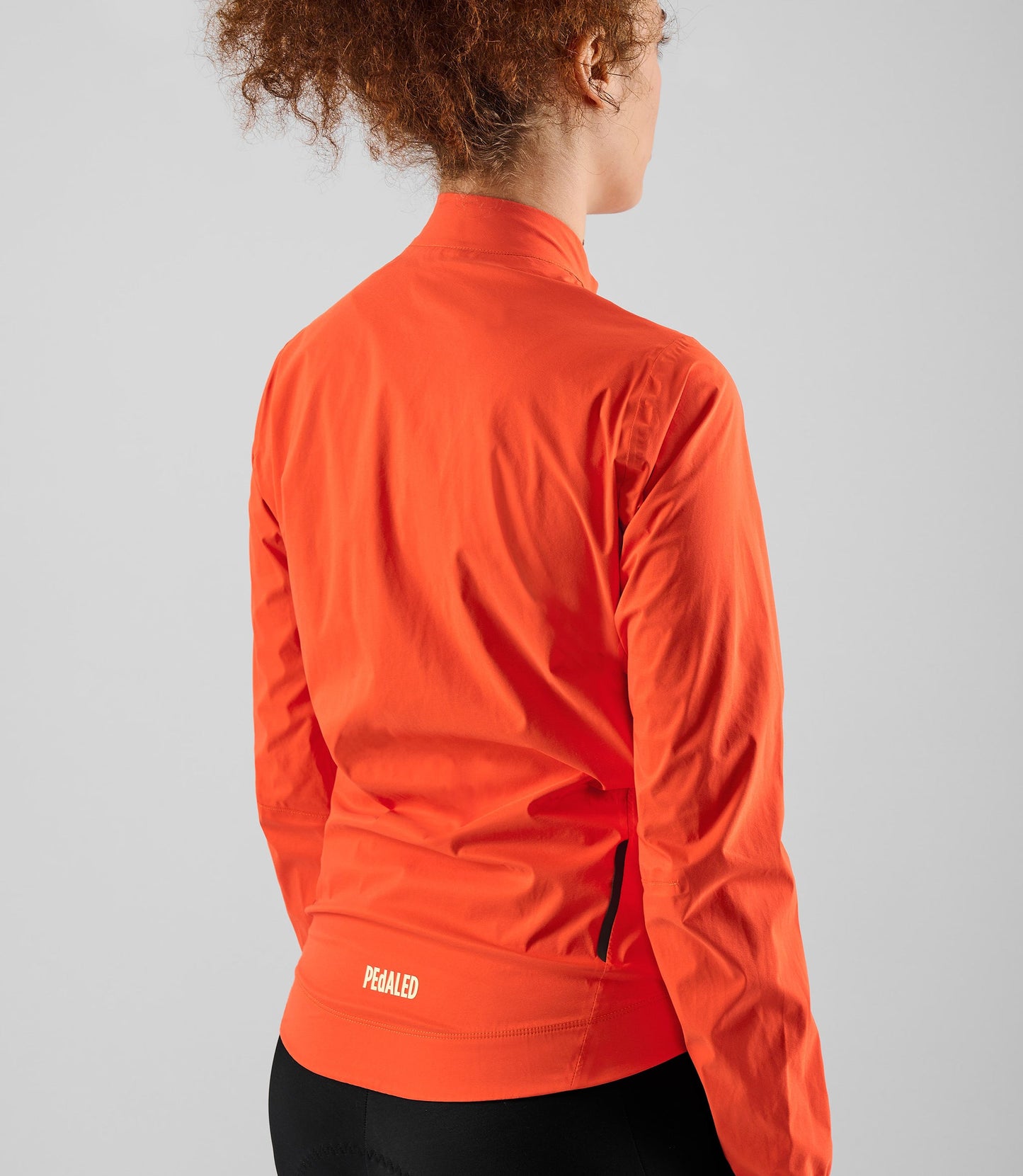 PEdALED Element Women's Waterproof Jacket Orange - naisten vedenpitävä pyöräilytakki