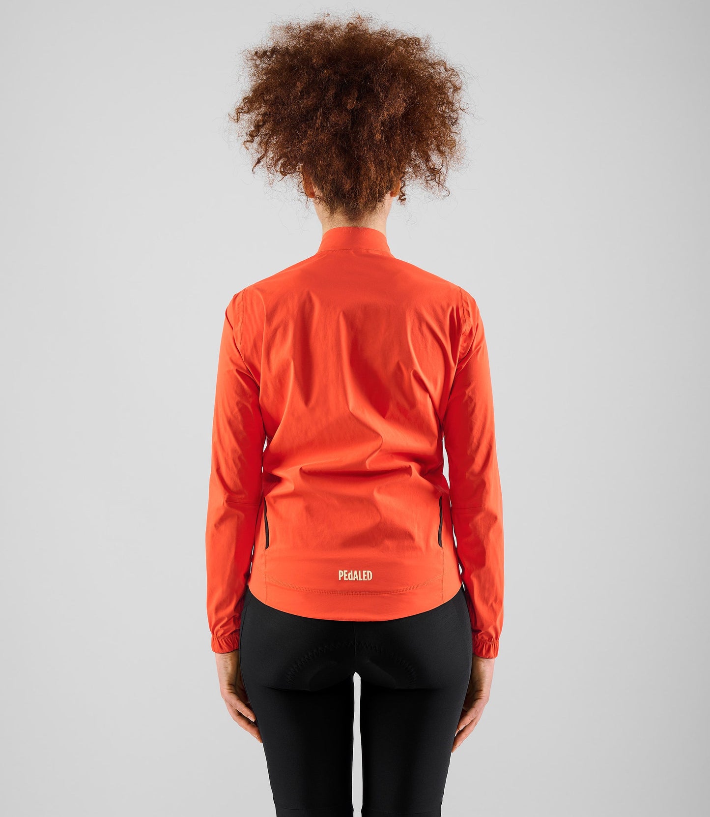 PEdALED Element Women's Waterproof Jacket Orange - naisten vedenpitävä pyöräilytakki
