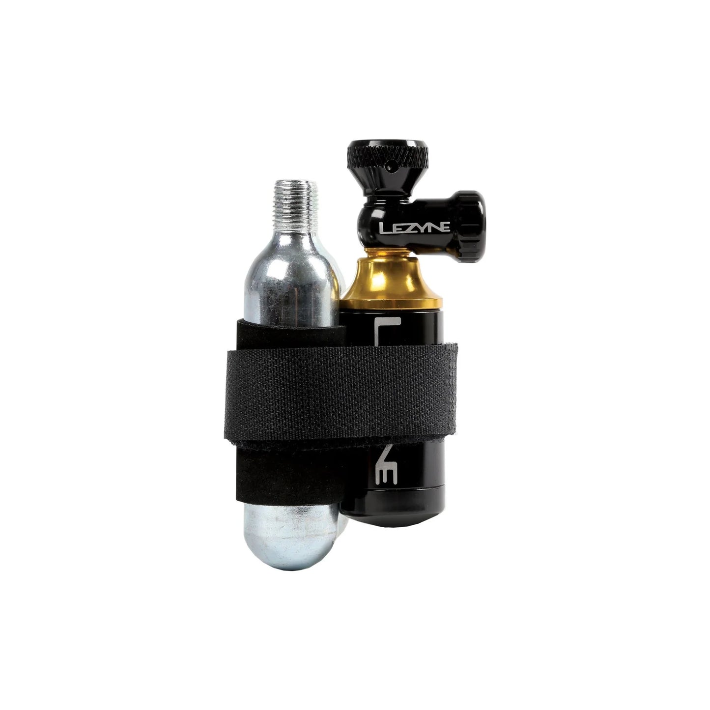 Lezyne Tubeless CO2 Blaster - paikkaussarja ja CO2-täyttöpää ilman patruunaa