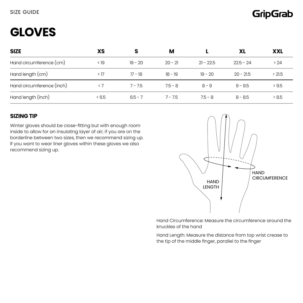 GripGrab RIDE 2 Windproof Spring-Autumn Gloves - mustat kolean kelin hanskat