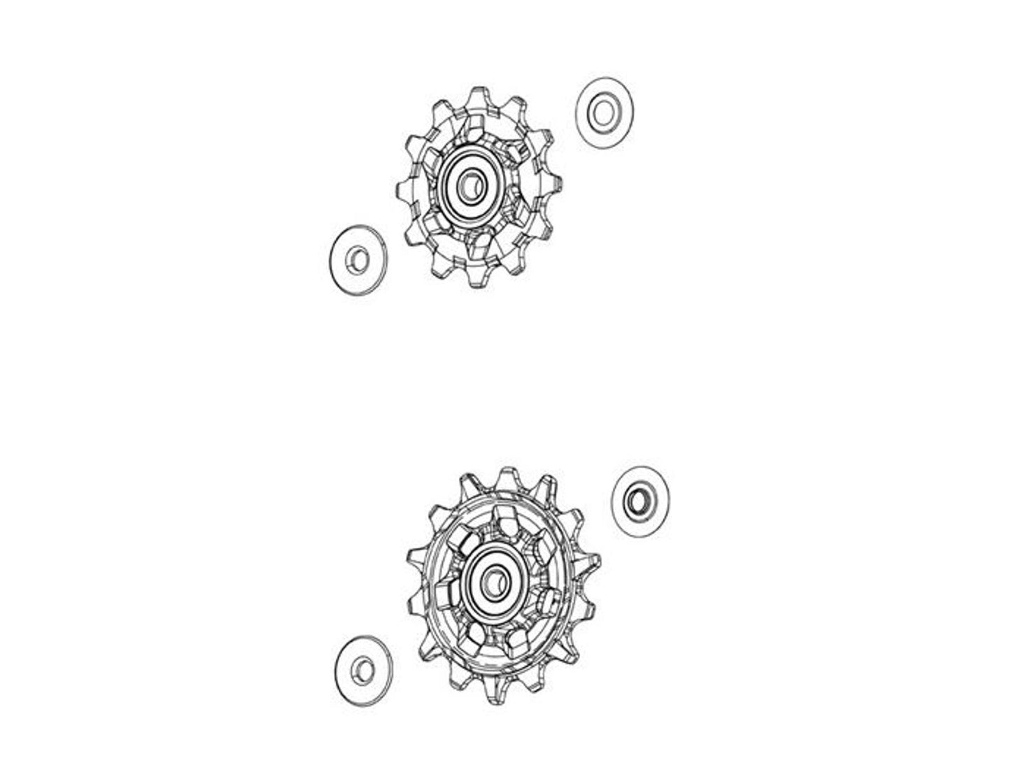 SRAM Pulley kit Force eTap AXS Steel bearings