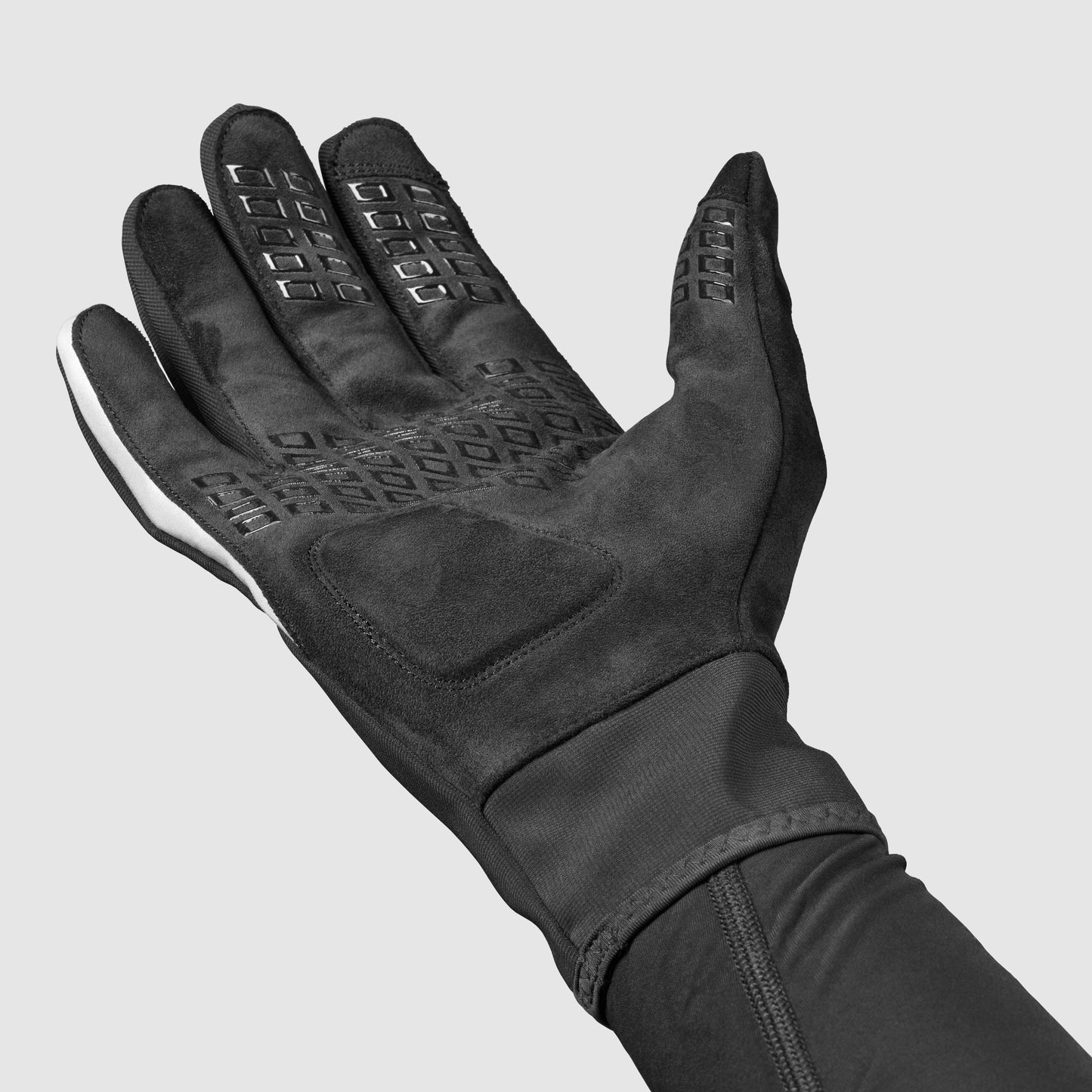 GripGrab PACR Windproof Spring-Autumn Gloves - mustat kolean kelin hanskat