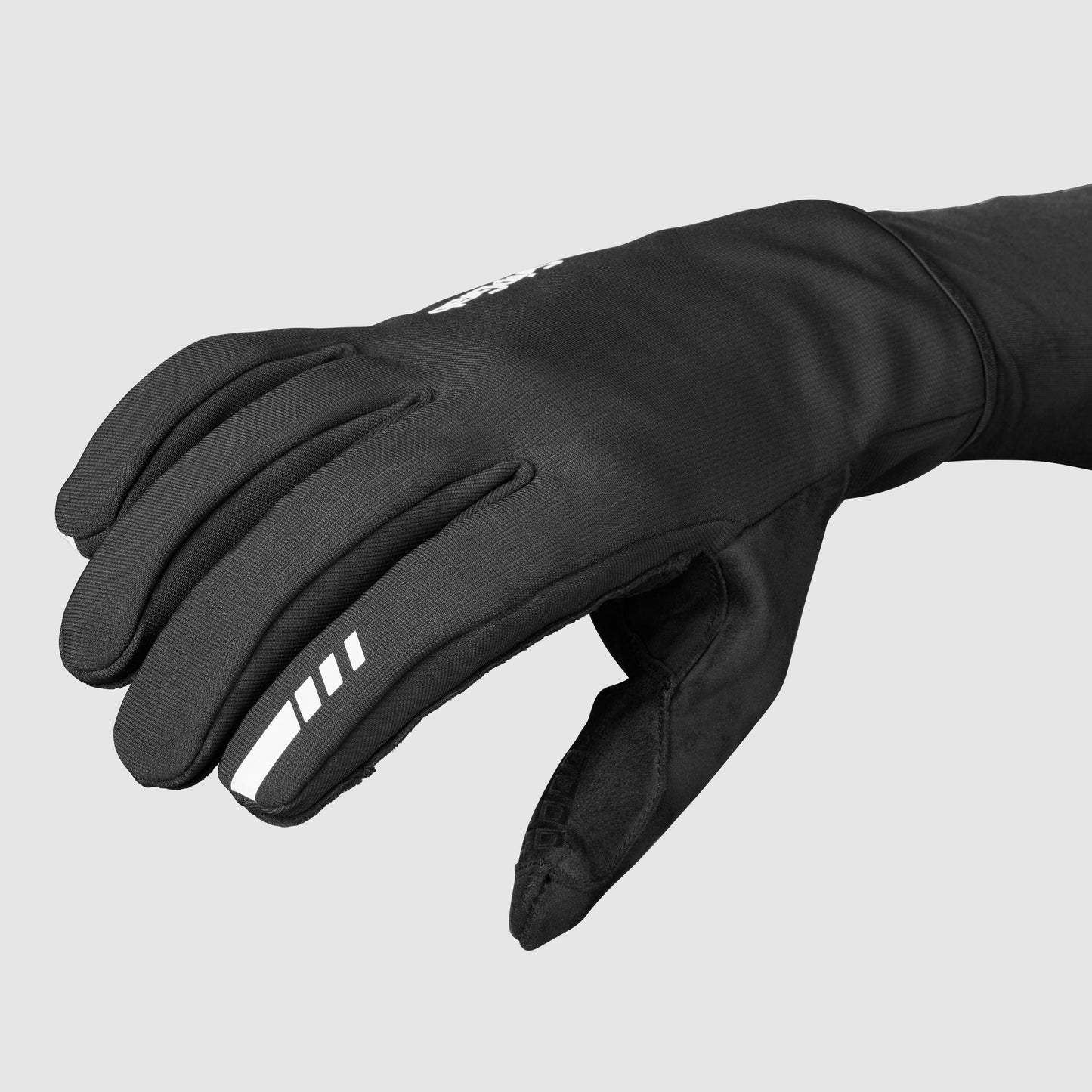 GripGrab PACR Windproof Spring-Autumn Gloves - mustat kolean kelin hanskat