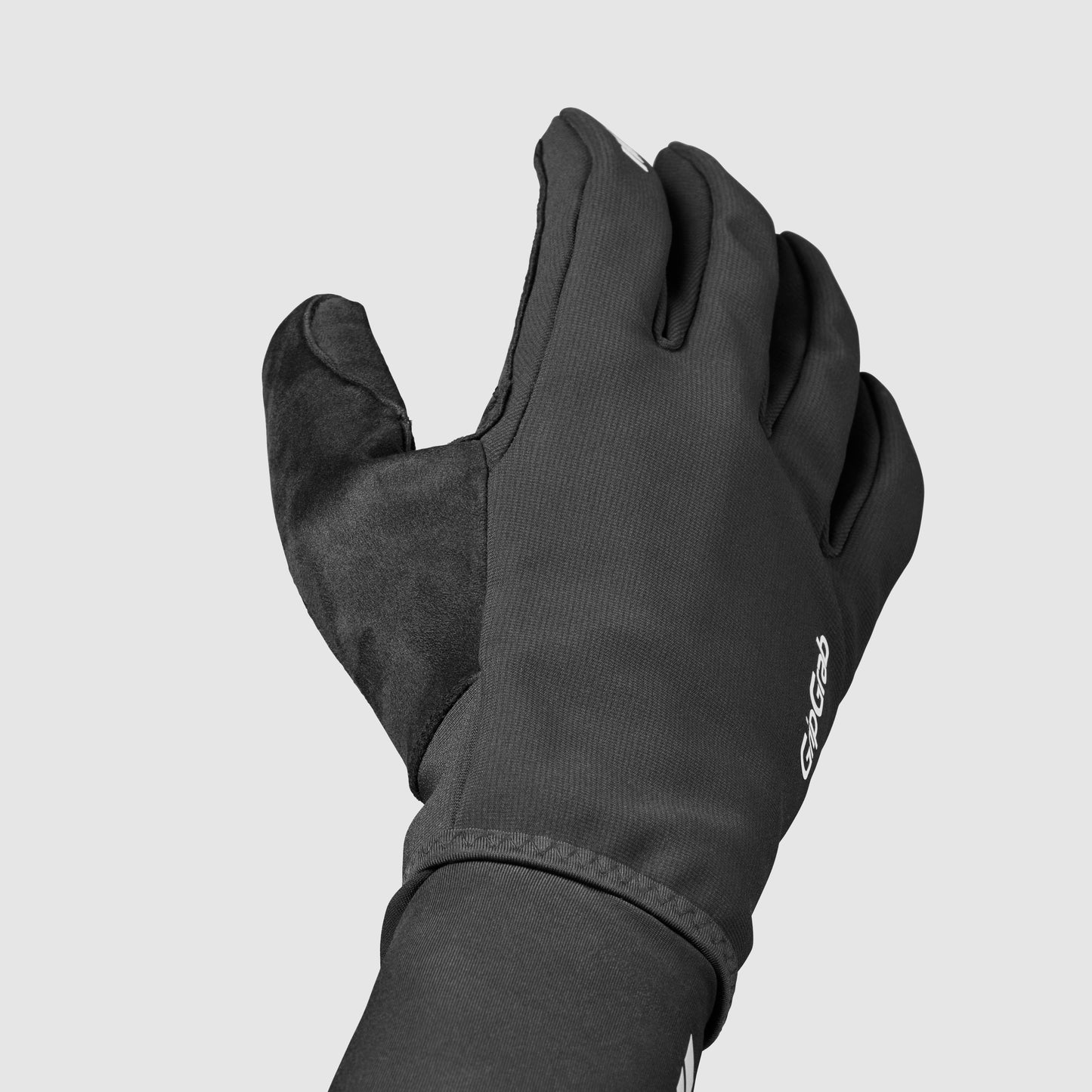 GripGrab PACR Windproof Spring-Autumn Gloves - mustat kolean kelin hanskat