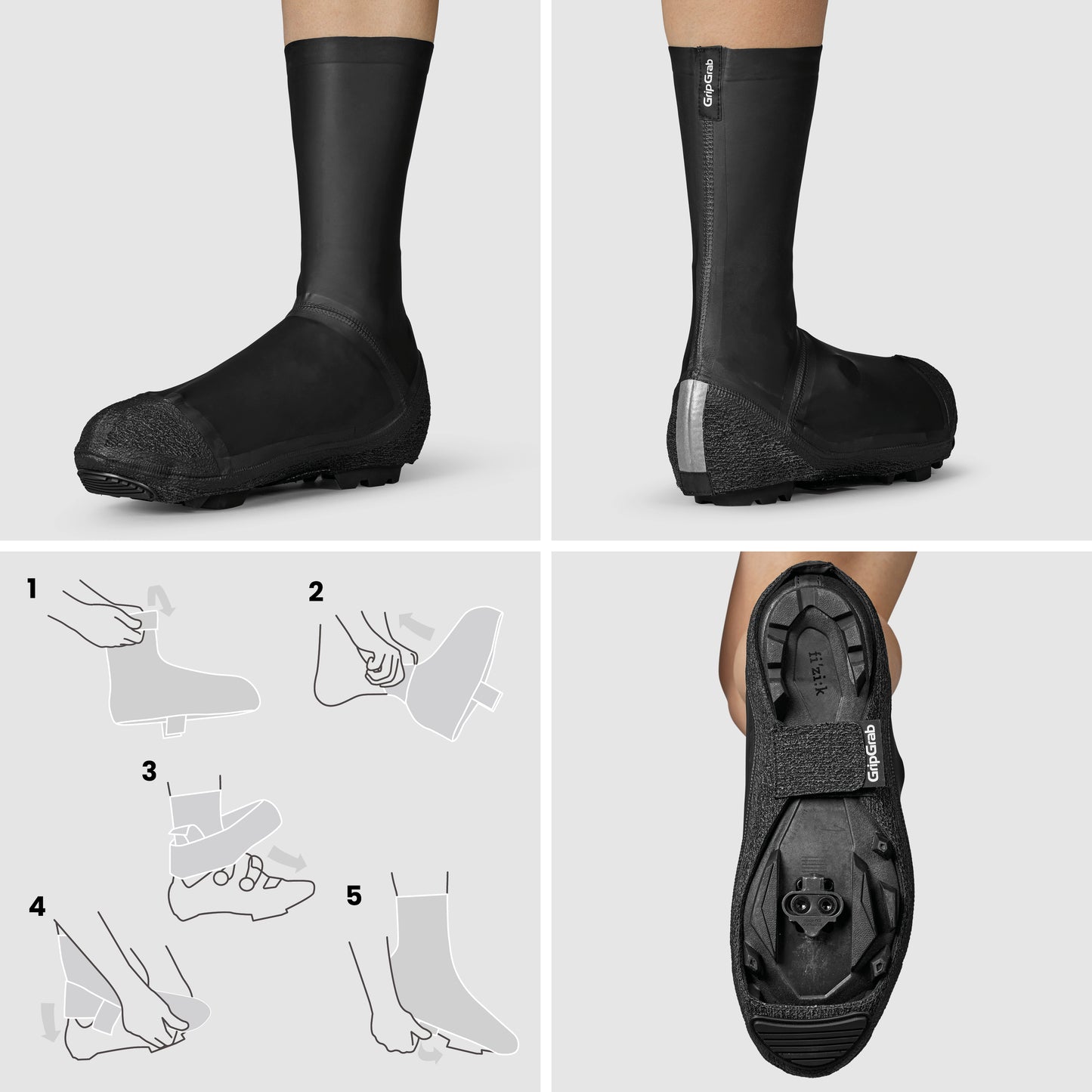 GripGrab AquaShield 2 Waterproof Gravel Shoe Covers - kengänsuojat