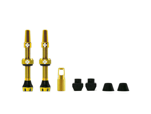MUC-OFF Tubeless Valve Kit V. 2.0 44 mm - kullanvärinen tubeless-venttiilipari