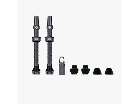 MUC-OFF slanglösa ventilsats V. 2.0 60 mm - rött slanglösa ventilpar