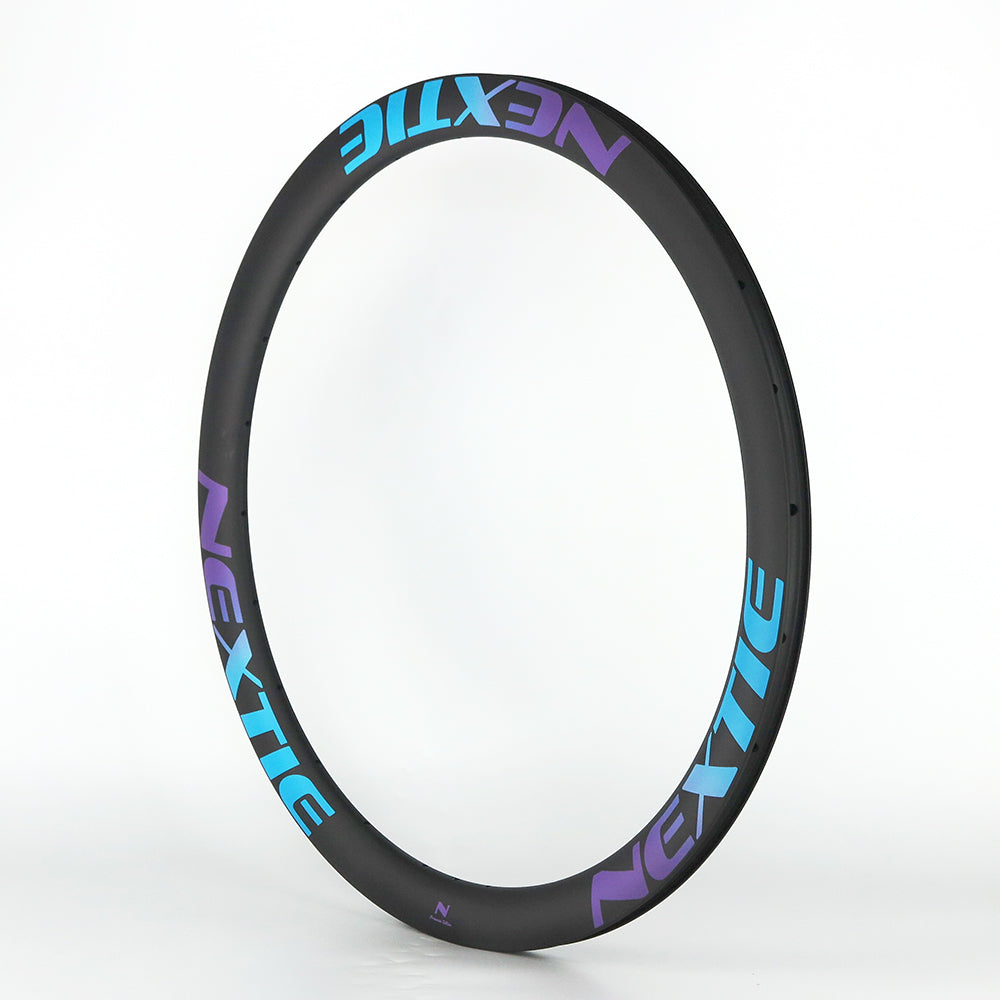 NXT40CGX 700C" 40mm korkea Gravel hiilikuitukehä tubeless