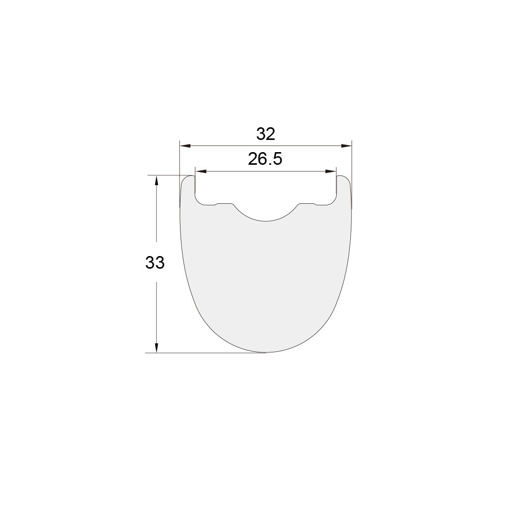 NXT27RM32 27.5" 32mm hiilikuitukehä 32H