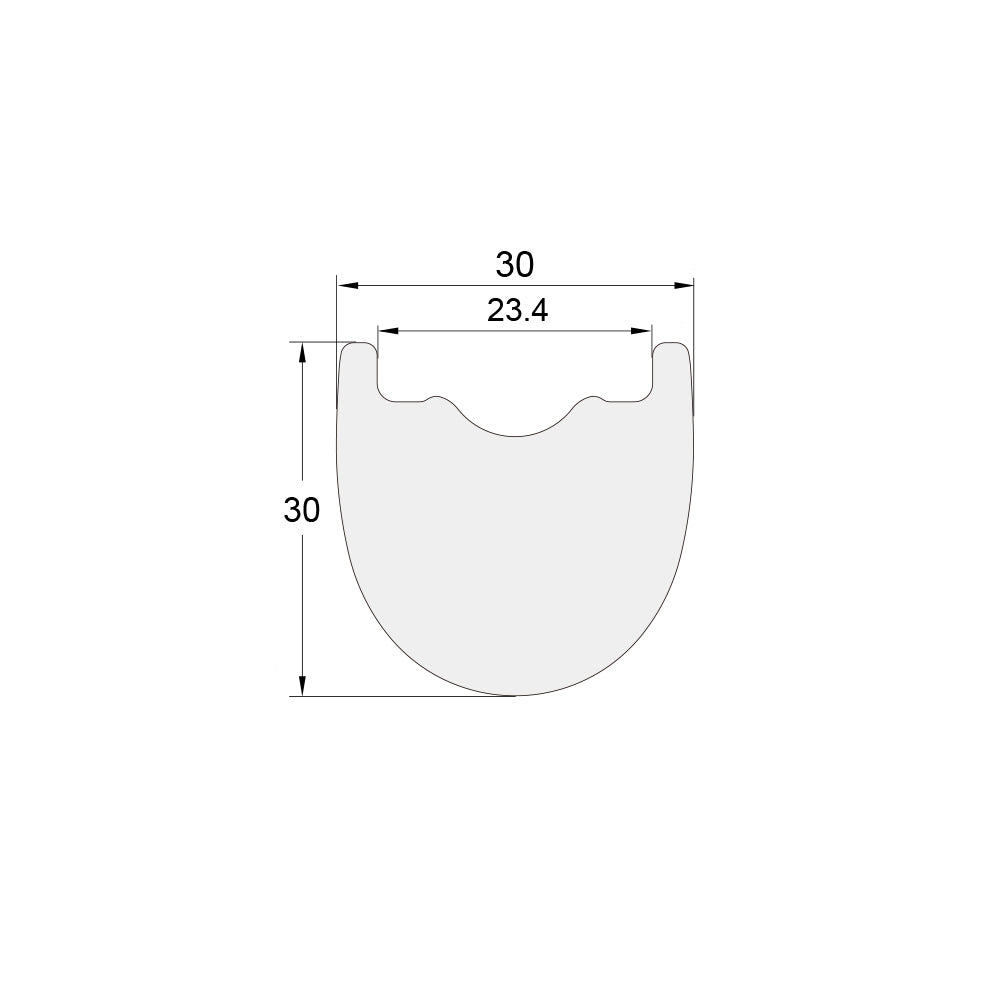 NXT27RM30 27.5" 30mm hiilikuitukehä