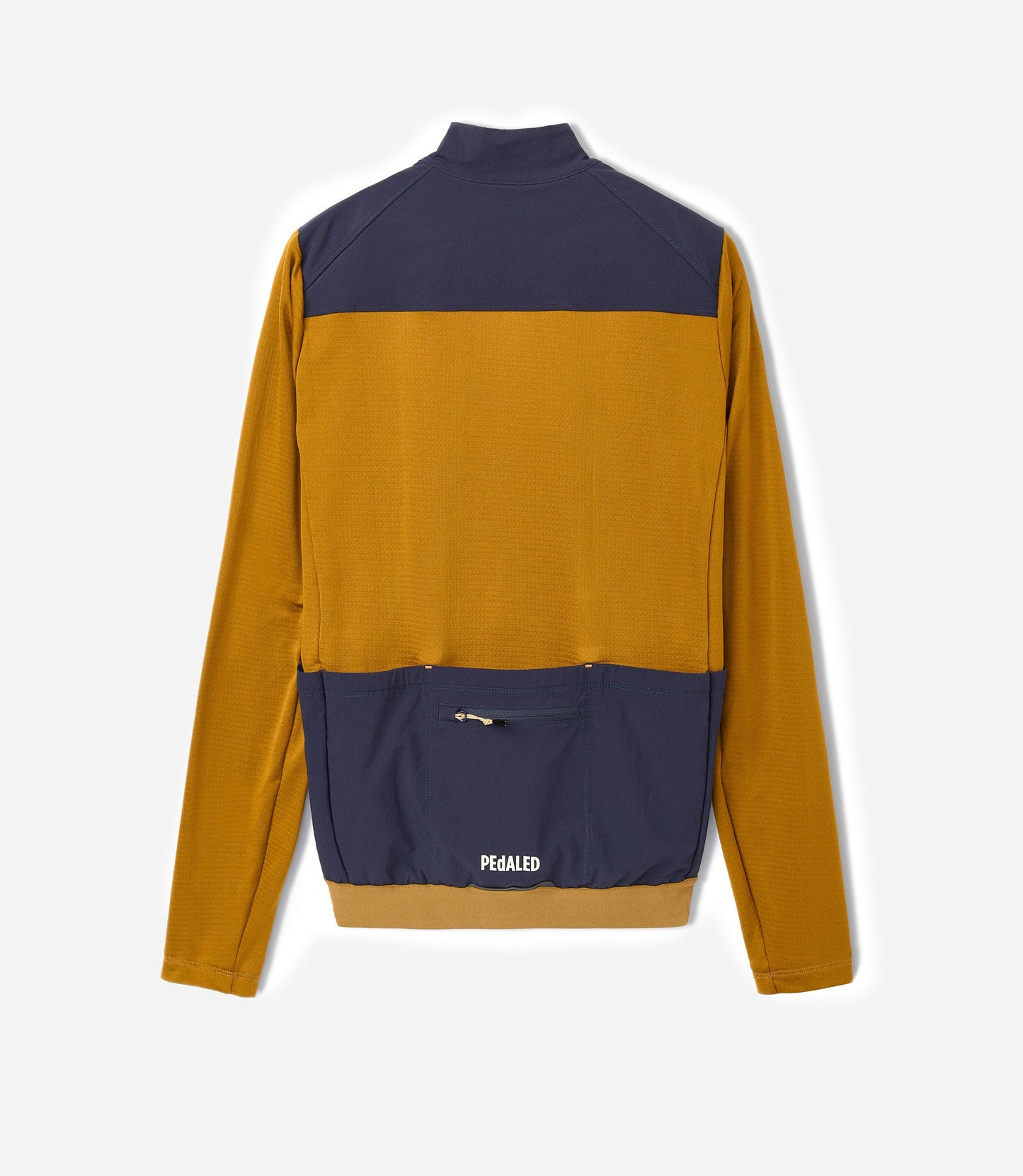 PEdALED Odyssey Windblock Merino Jersey Mustard
