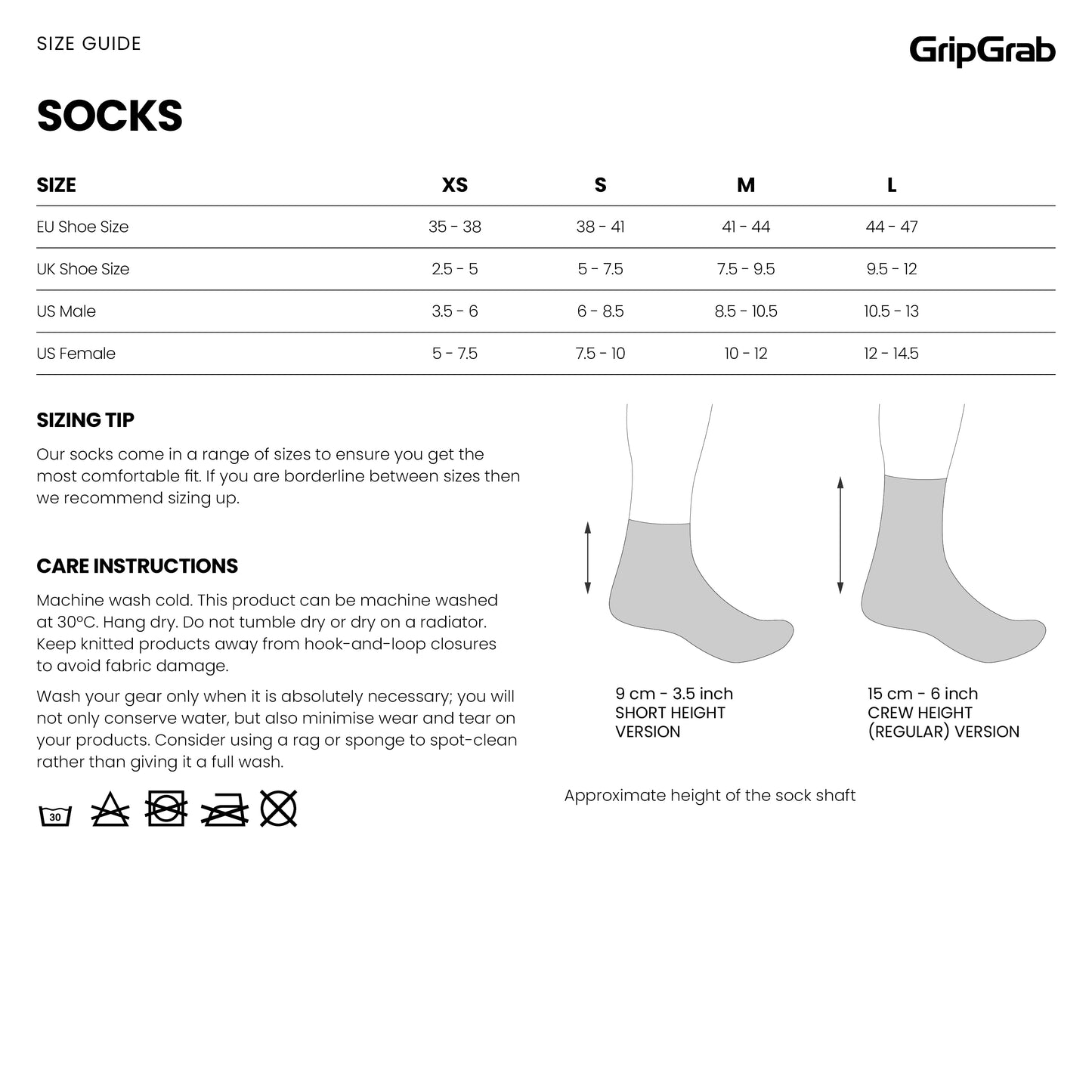 GripGrab Lightweight SL Short Summer Socks - sukat lyhyellä varrella