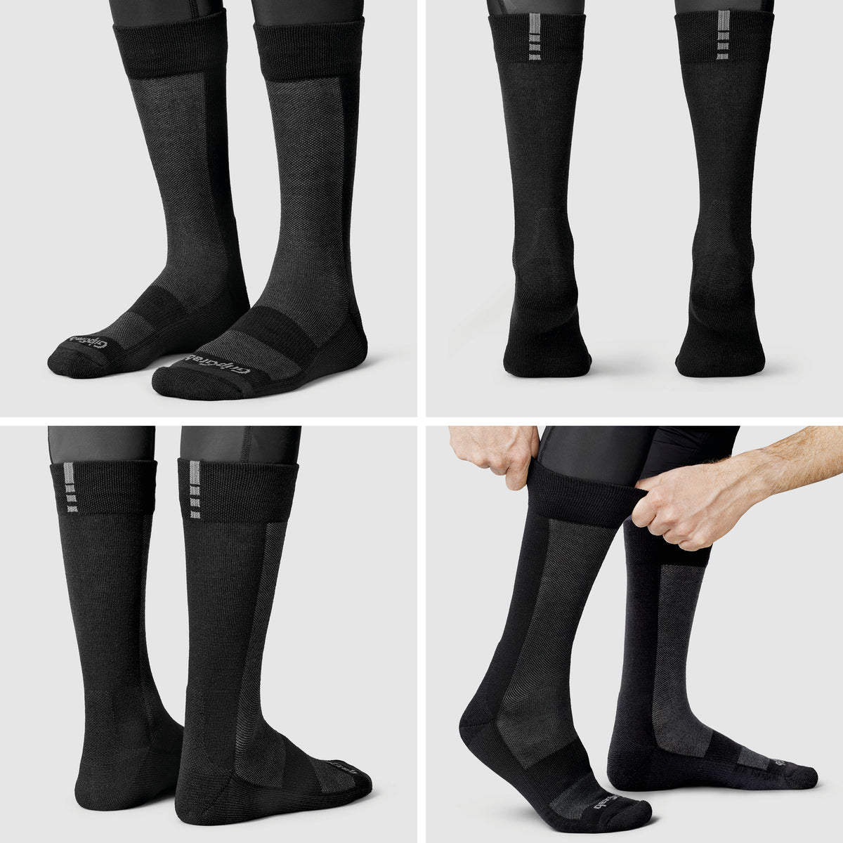 GripGrab Alpine Merino High Cut Winter Socks - pitkävartiset merinosukat