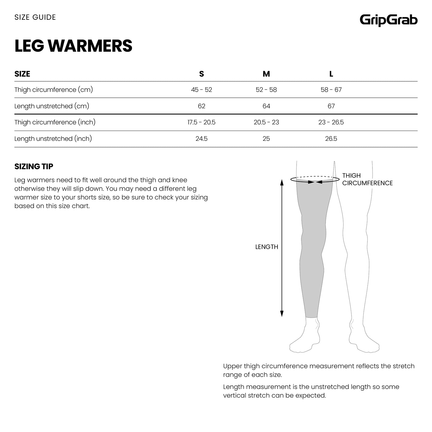 GripGrab PACR Thermal Leg Warmers - lämpimät irtolahkeet