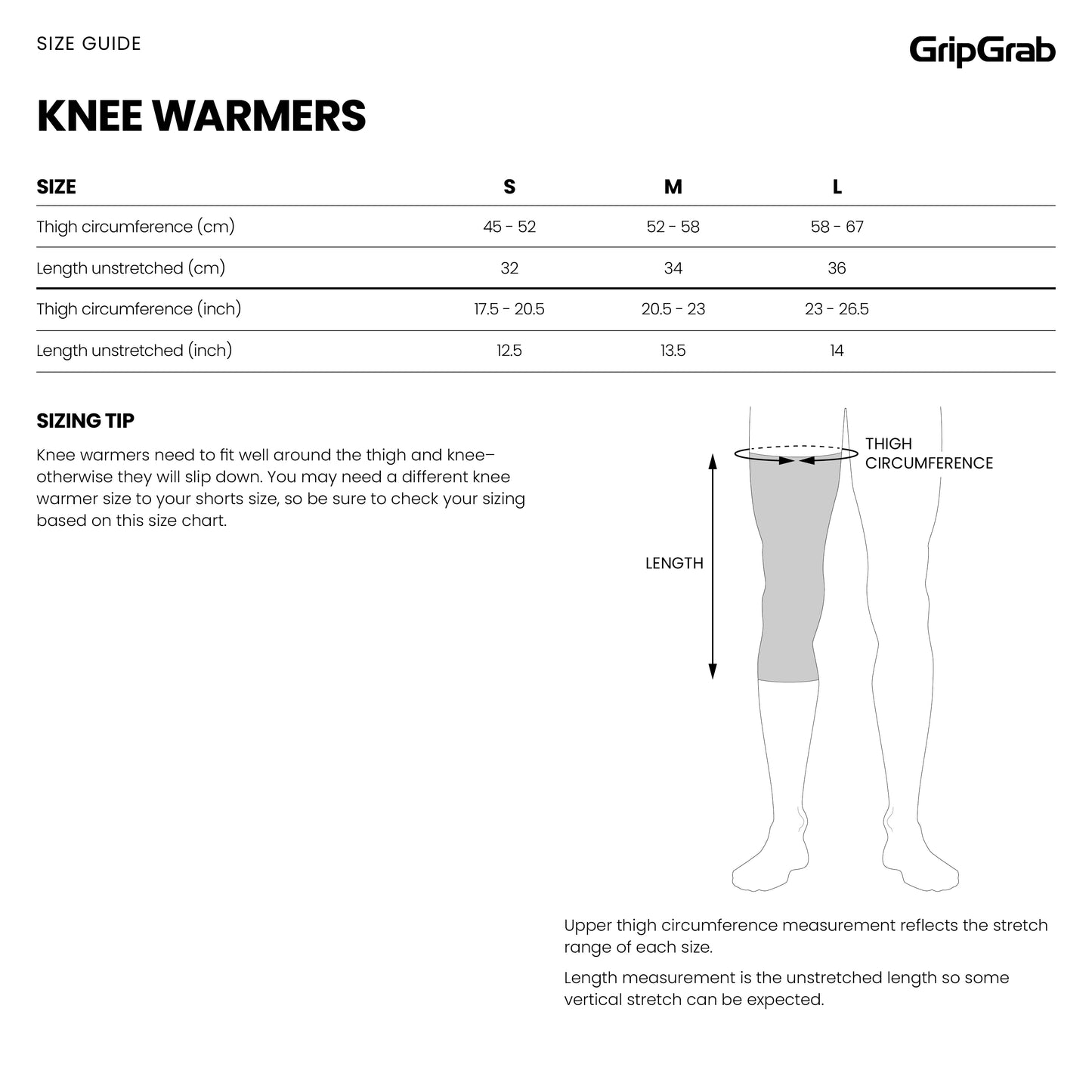 GripGrab PACR Thermal Knee Warmers - polvenlämmittimet