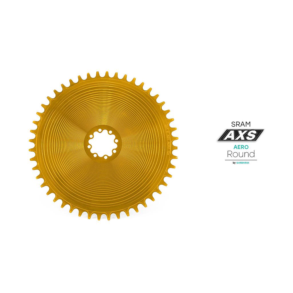 Garbaruk DM AERO chainring for SRAM 8-bolt - pyöreä eturatas