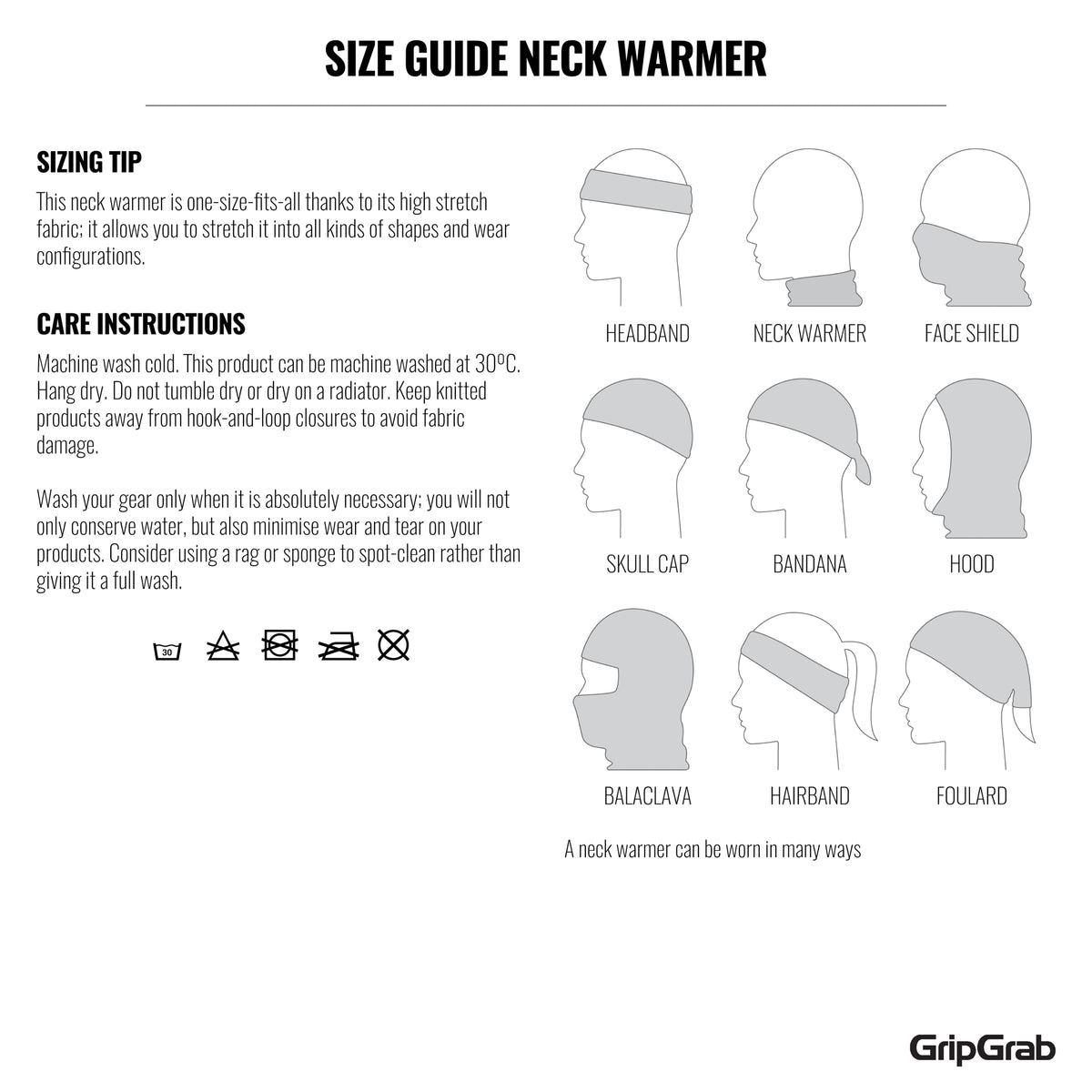 Multifunctional Fleece Thermal Neck Warmer – lämmin monikäyttöinen kauluri