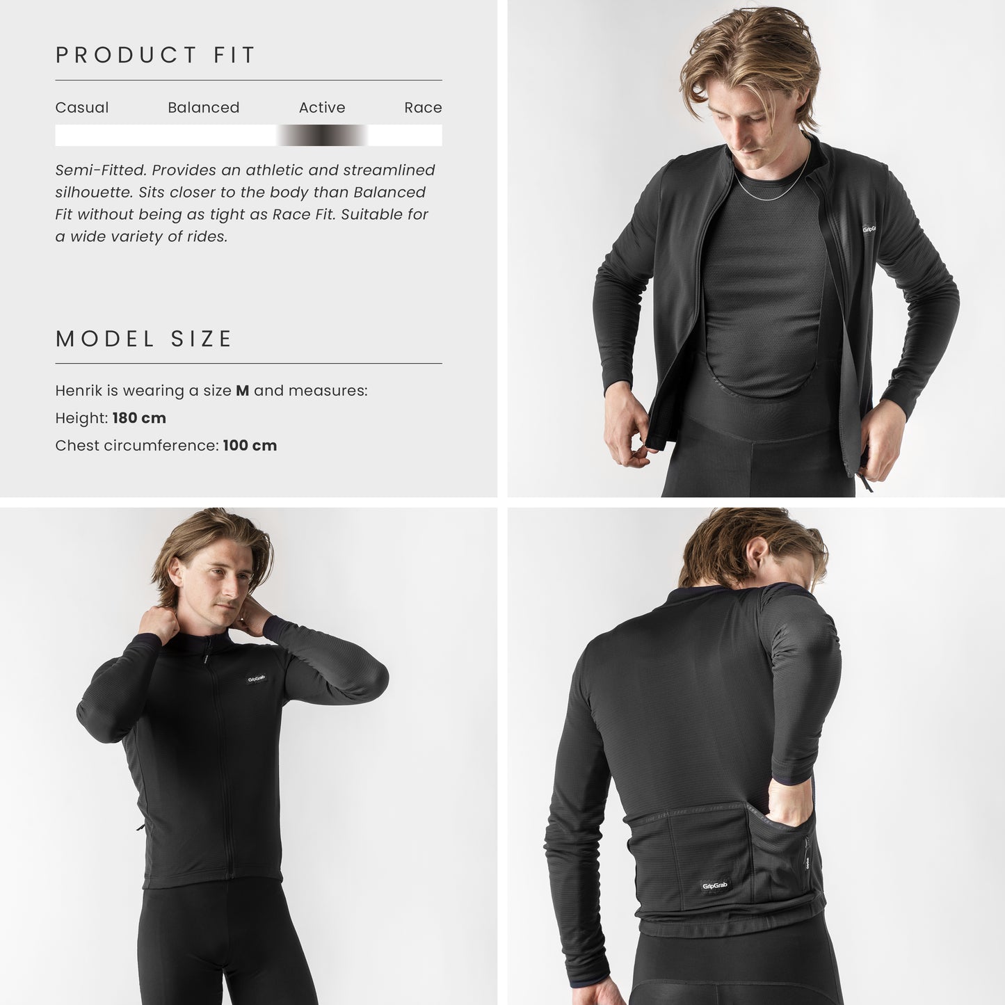 GripGrab EXPLR Merinotech Thermal Long Sleeve Jersey - pitkähihainen pyöräilypaita