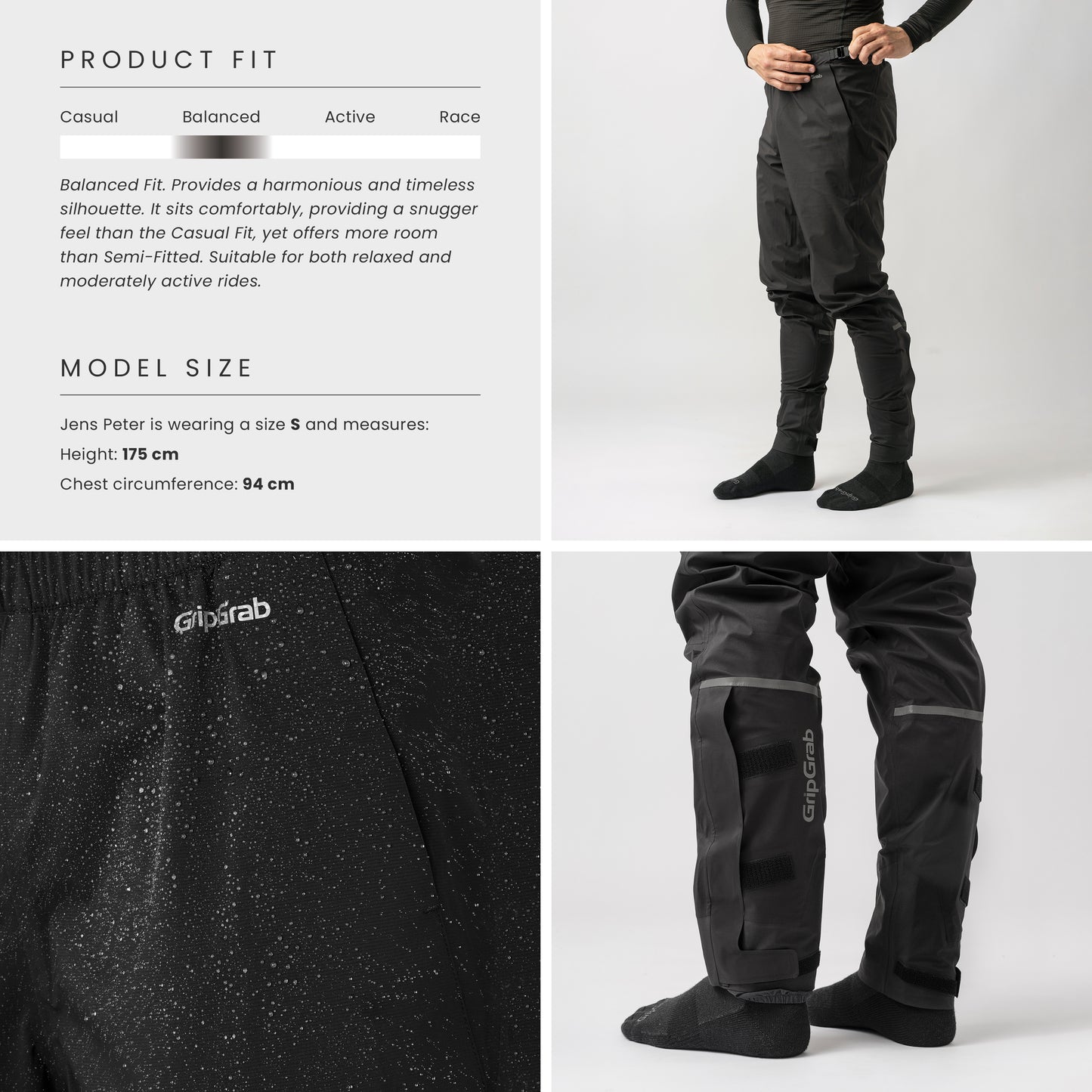 GripGrab EXPLR Waterproof Lightweight Pants - sadehousut
