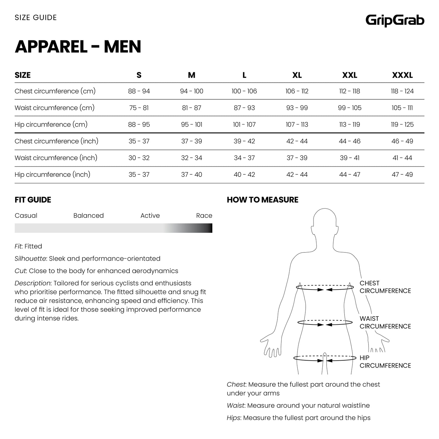 GripGrab PACR Thermal Bib Tights No Pad - pehmusteeton pitkä bibsi