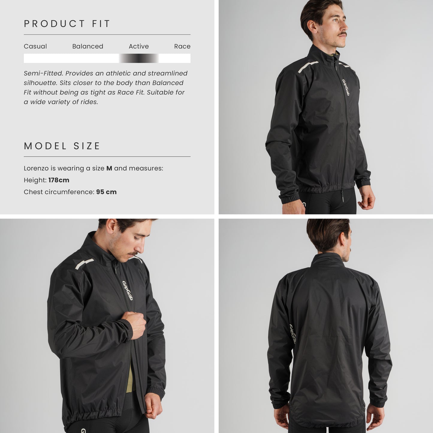 GripGrab RIDE Waterproof Lightweight Jacket - sadetakki