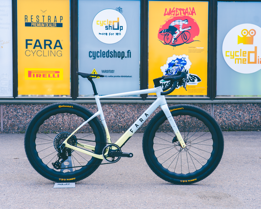 Fara Gr4 - Force E1 w/PowerMeter / X0 mullet - Cycled Shop Edition - koko L/56 cm