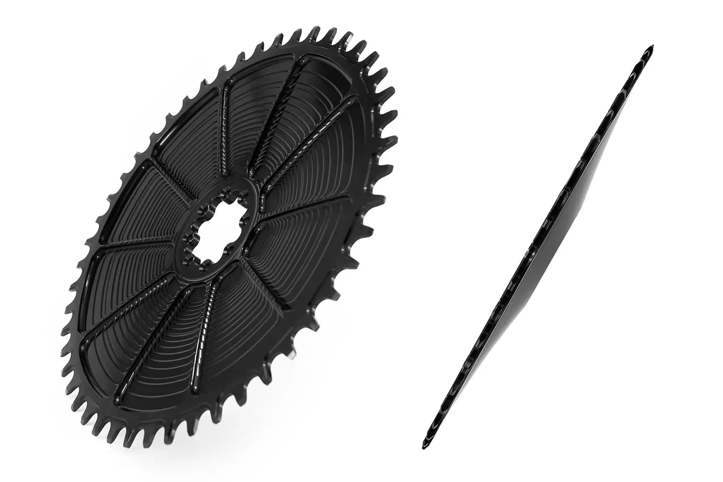 Garbaruk DM AERO chainring for SRAM 8-bolt - ovaali eturatas