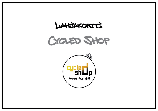 Cycled Shop lahjakortti