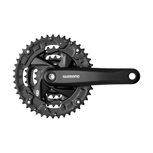 SHIMANO Kampisarja FC-M371 Square 9 vaihteinen 170,0 mm 44-32-22T Musta Keskiölaakeriin Ketjusuojalla