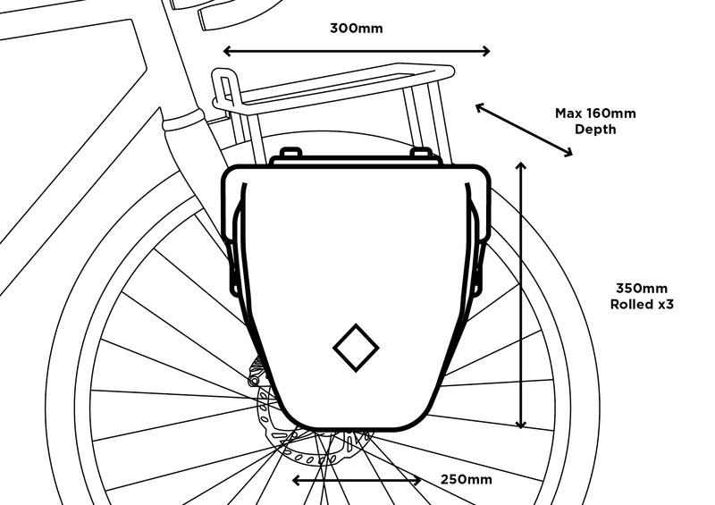 Restrap Pannier Small - 13 litran sivulaukku