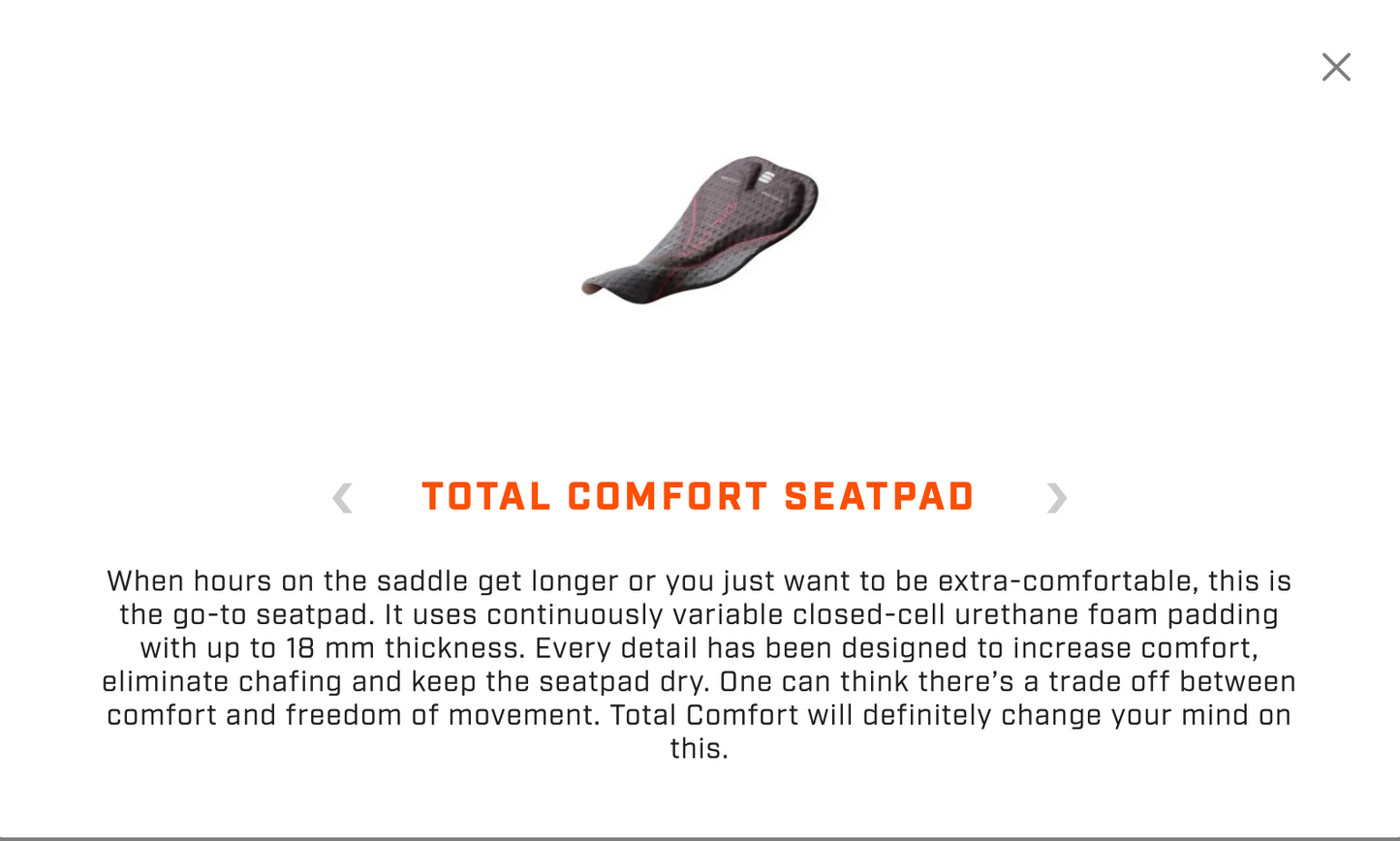 Sportful Total Comfort Bibshorts - uthållighetscykelshorts
