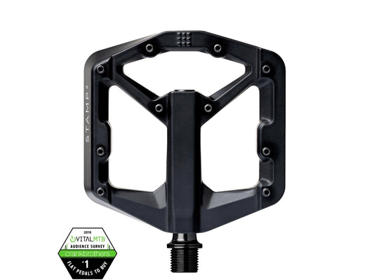 CRANKBROTHERS Pedal Stamp 2 Small Black - avopolkimet