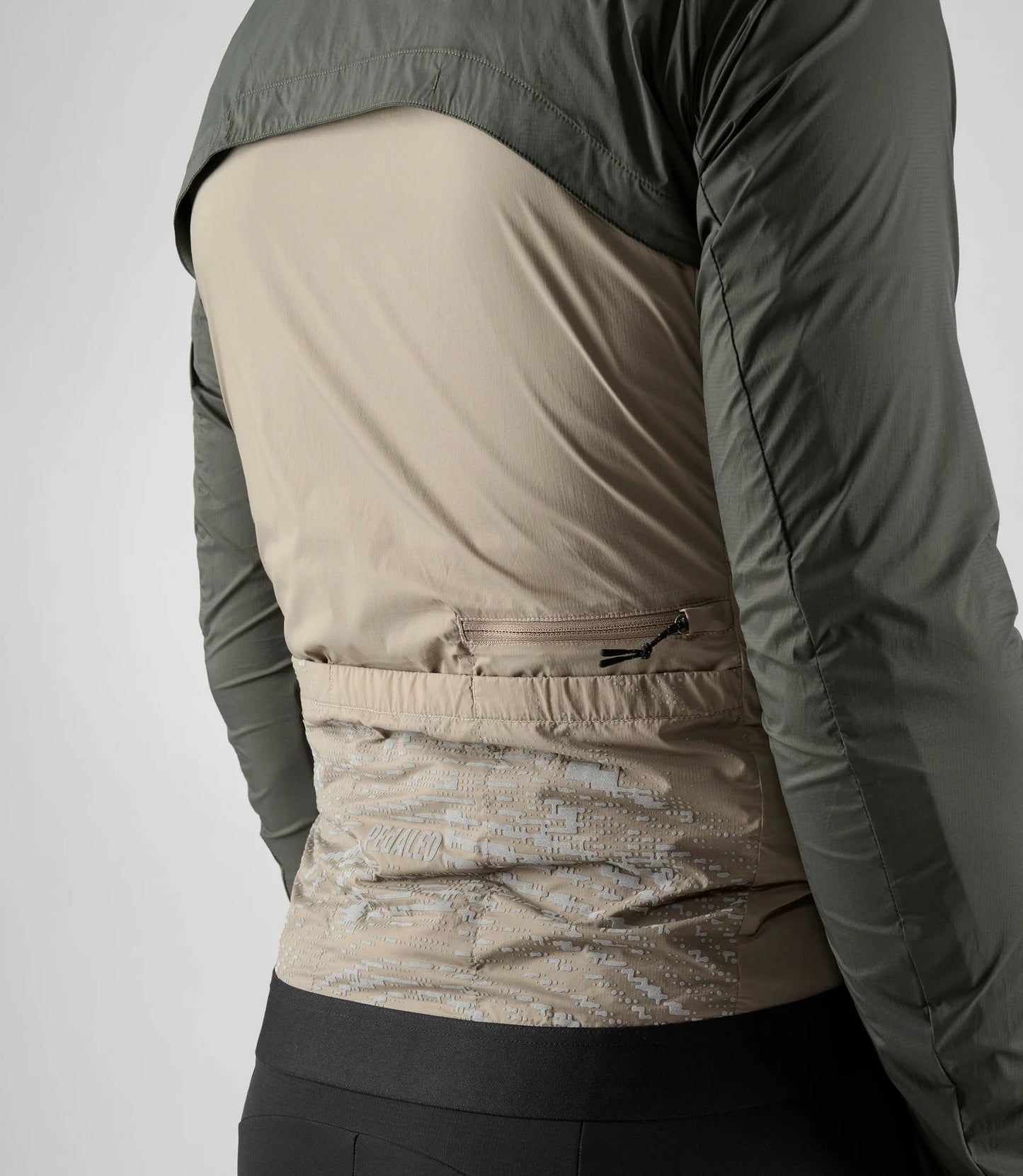 PEdALED ODYSSEY Detachable Sleeve Jacket Grey - tuulitakki irroitettavilla hihoilla