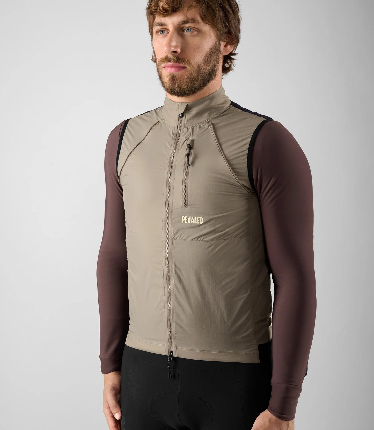 PEdALED ODYSSEY Detachable Sleeve Jacket Grey - tuulitakki irroitettavilla hihoilla
